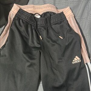 Adidas women Black and Pink Track Pants